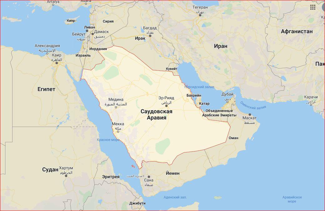 План описания страны саудовская аравия