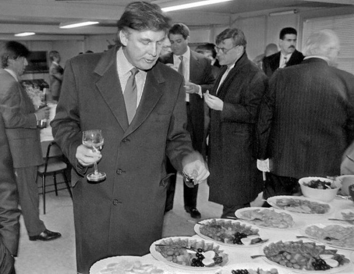 Дональд Трамп на приёме в Москве, 5 ноября 1996 года
