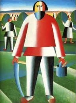 К.С. Малевич «На сенокосе», холст, масло, 85,8/65,6, 1930