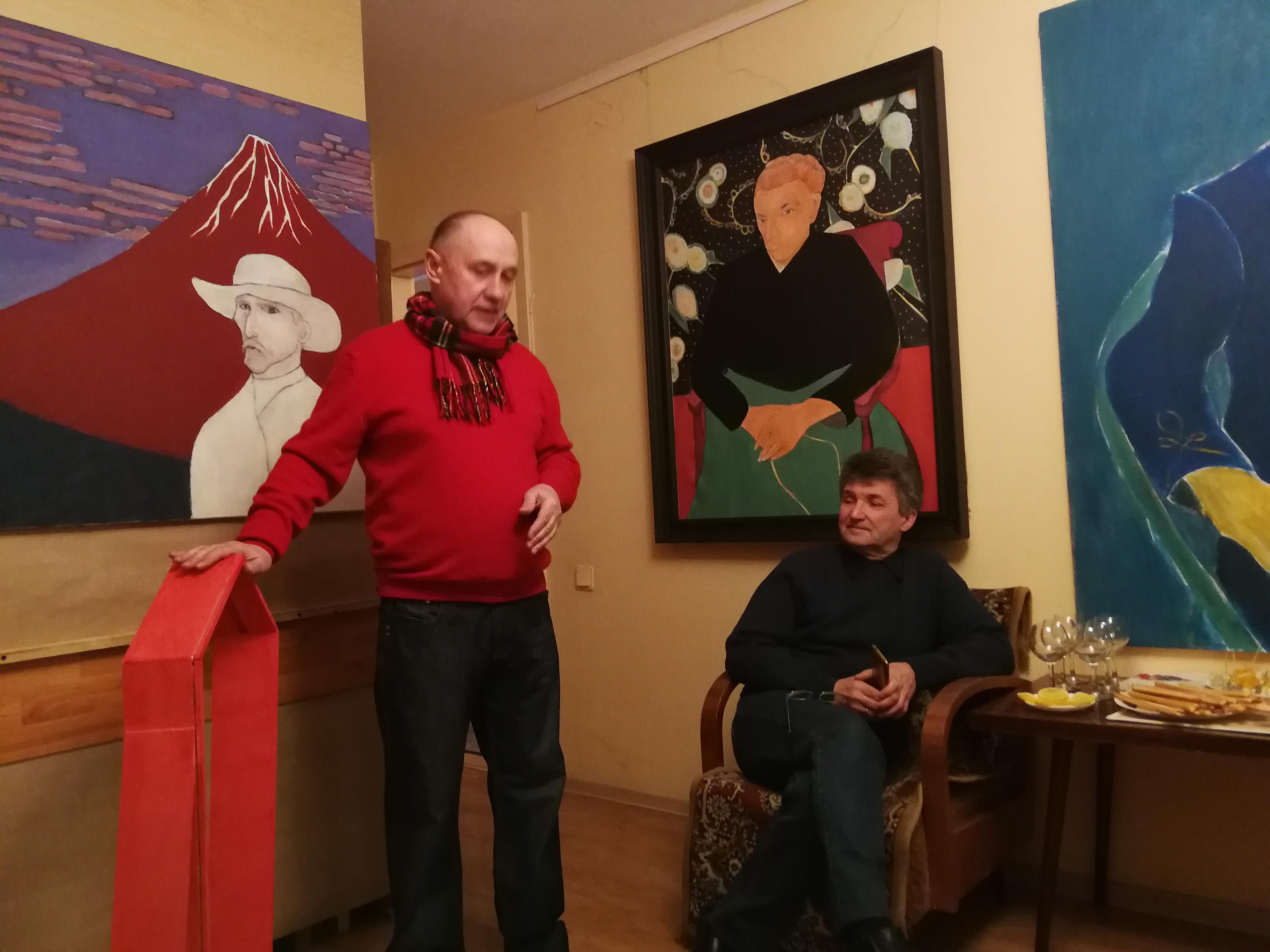 На презентации проекта: Красная Фудзи, Ван Гог, Августина Рулен среди гостей