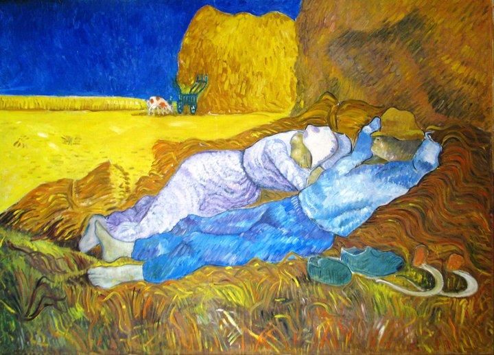 Rest from Work, <b>copy</b>, oil on canvas, 110/140 (Lithuania)