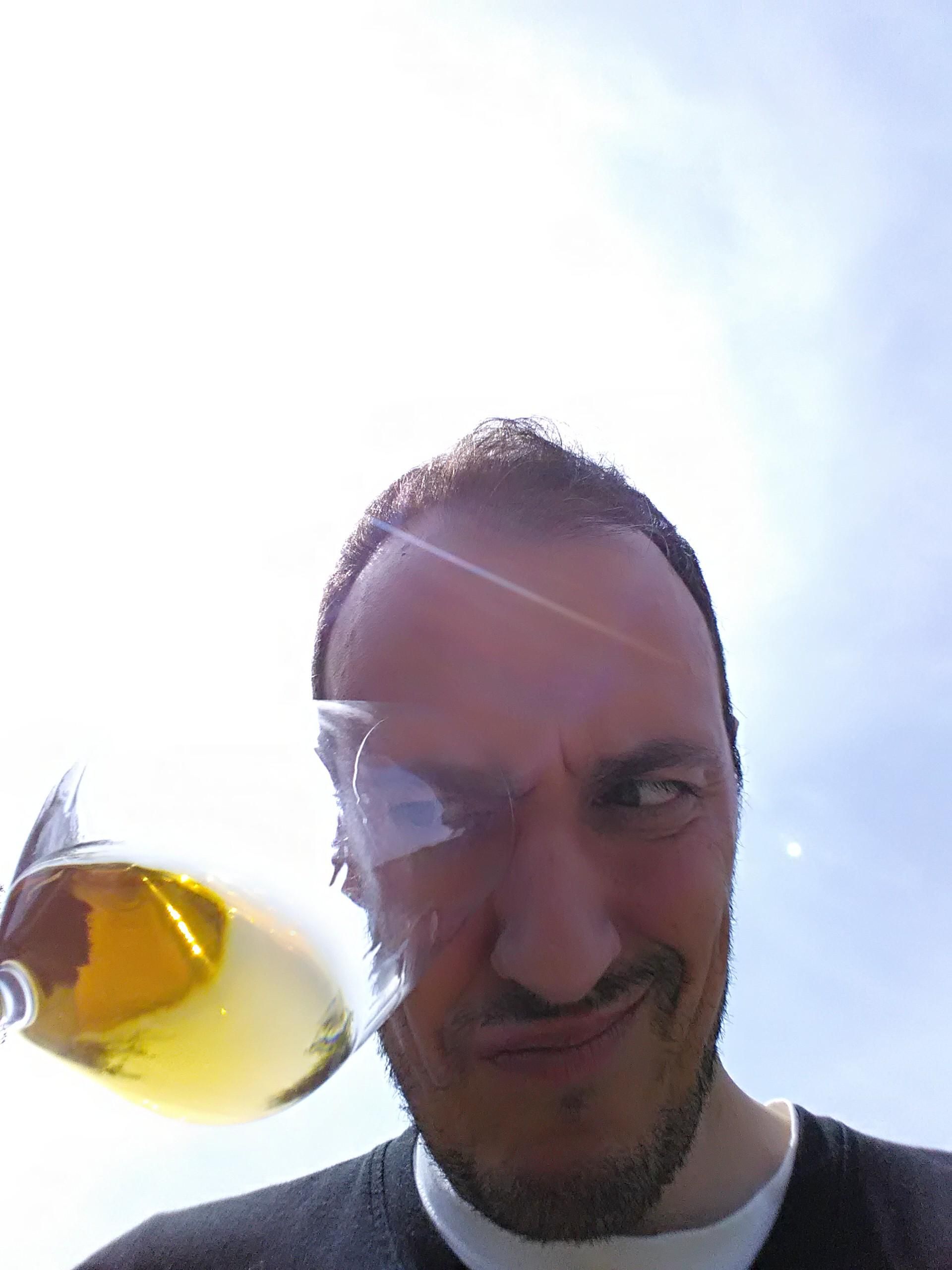 Alessandro Martelli and his orange wine