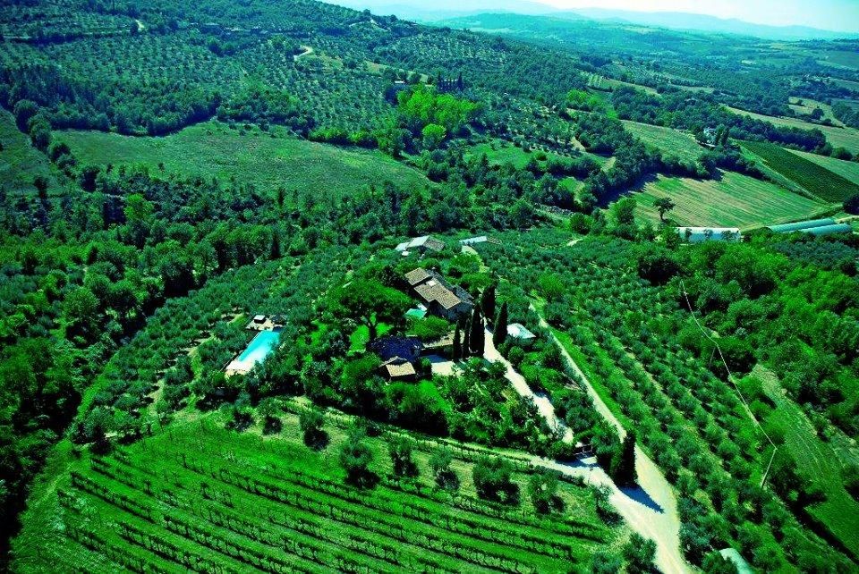 Il Fontanaro, view from above