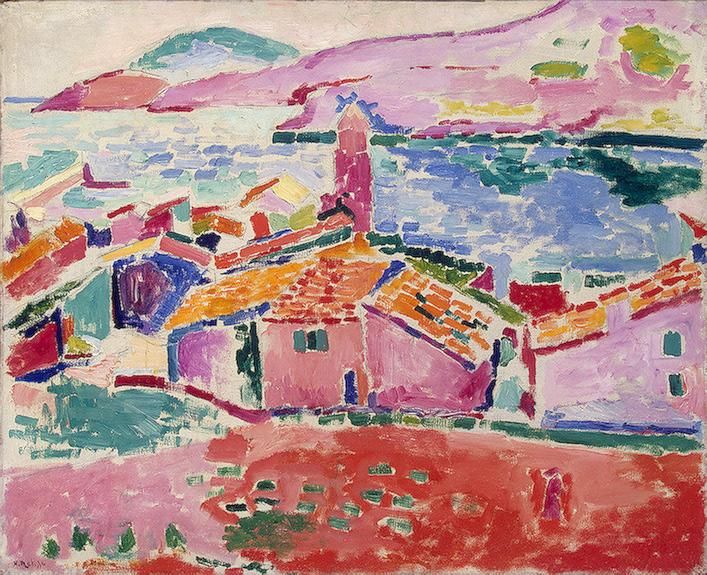 Henri Matisse,"Roofs of Collioure"...