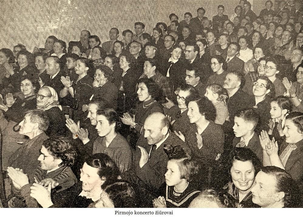 Audience at first concert