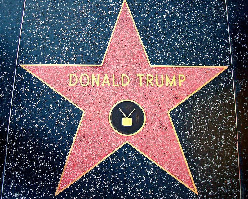 Звезда Дональда Трампа на голливудской «Аллее славы»