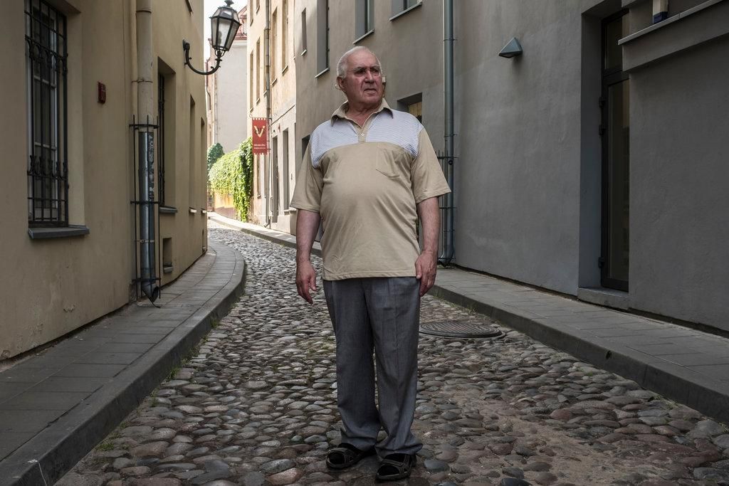“Every nation has to have its heroes. I understand Lithuanians on this. But how can we have heroes like Noreika?” said Pinchos Fridberg, the only Jew left in the Lithuanian capital of Vilnius who was born in the city before the Nazis invaded in 1941.CreditBrendan Hoffman for The New York Times