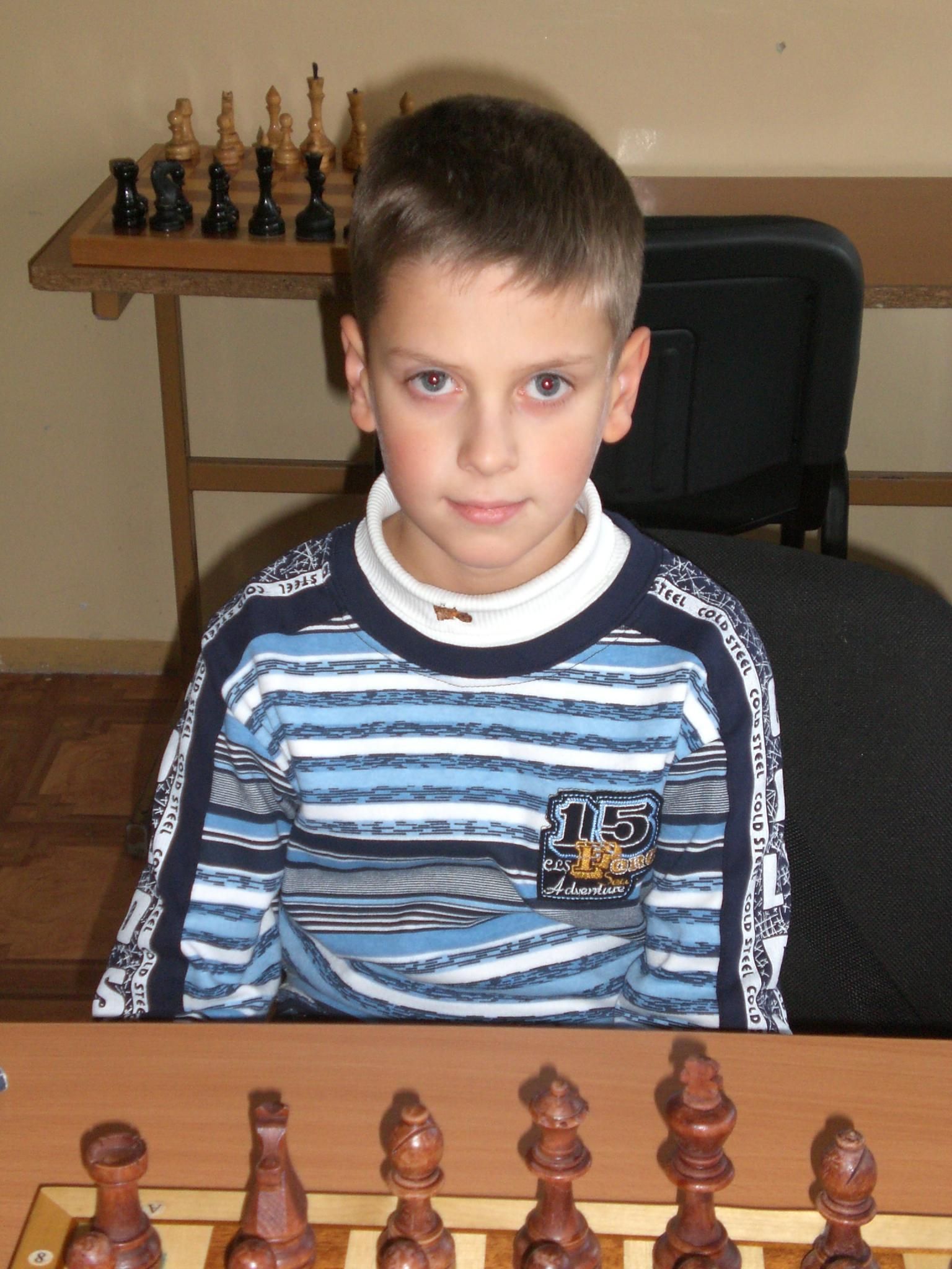 Владислав Карнешов – сильнейший в детском осеннем турнире Клайпеды. Фото Ирины Беляевой.