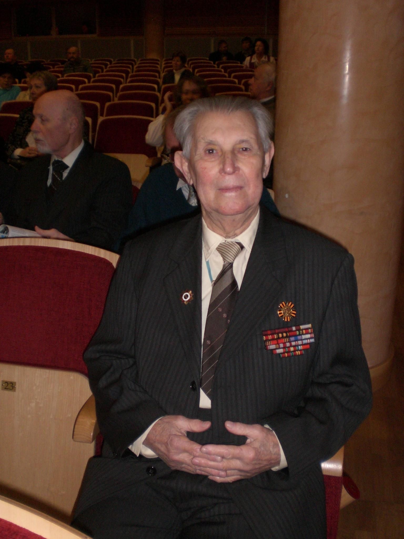 Член Совета ветеранов Клайпеды Константин Иванович Шишорин. Фото Ирины Беляевой.