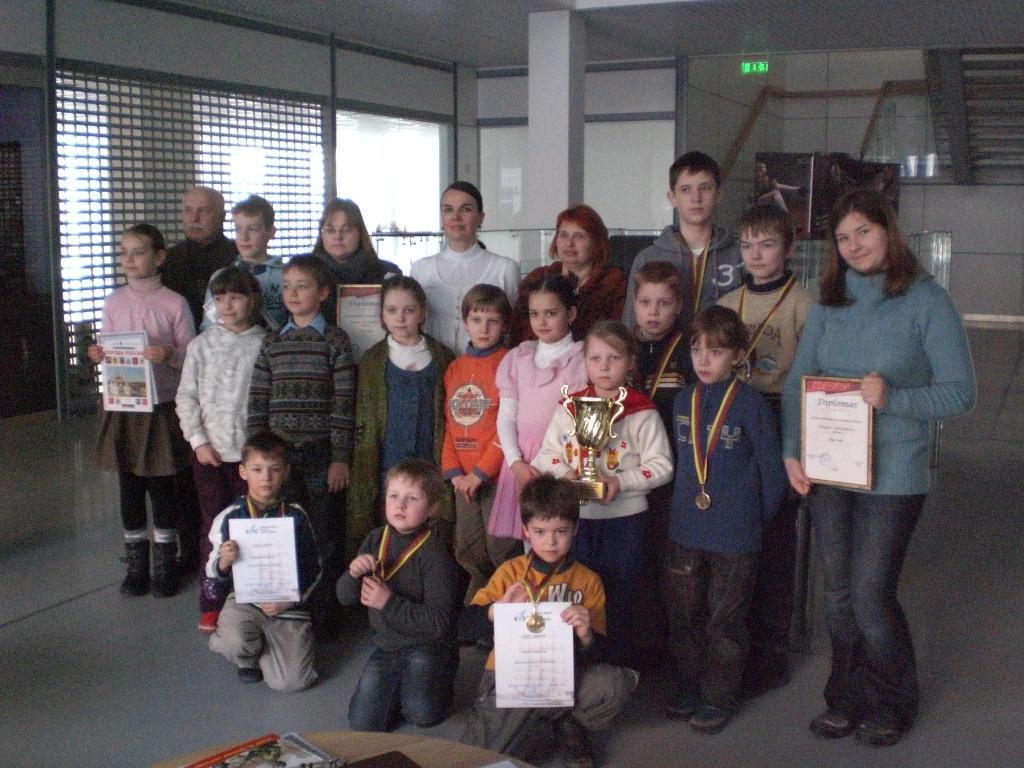 Участники международного детского турнира в Клайпеде.