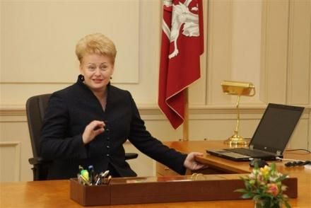 Даля Грибаускайте. Фото www.prezidente.lt