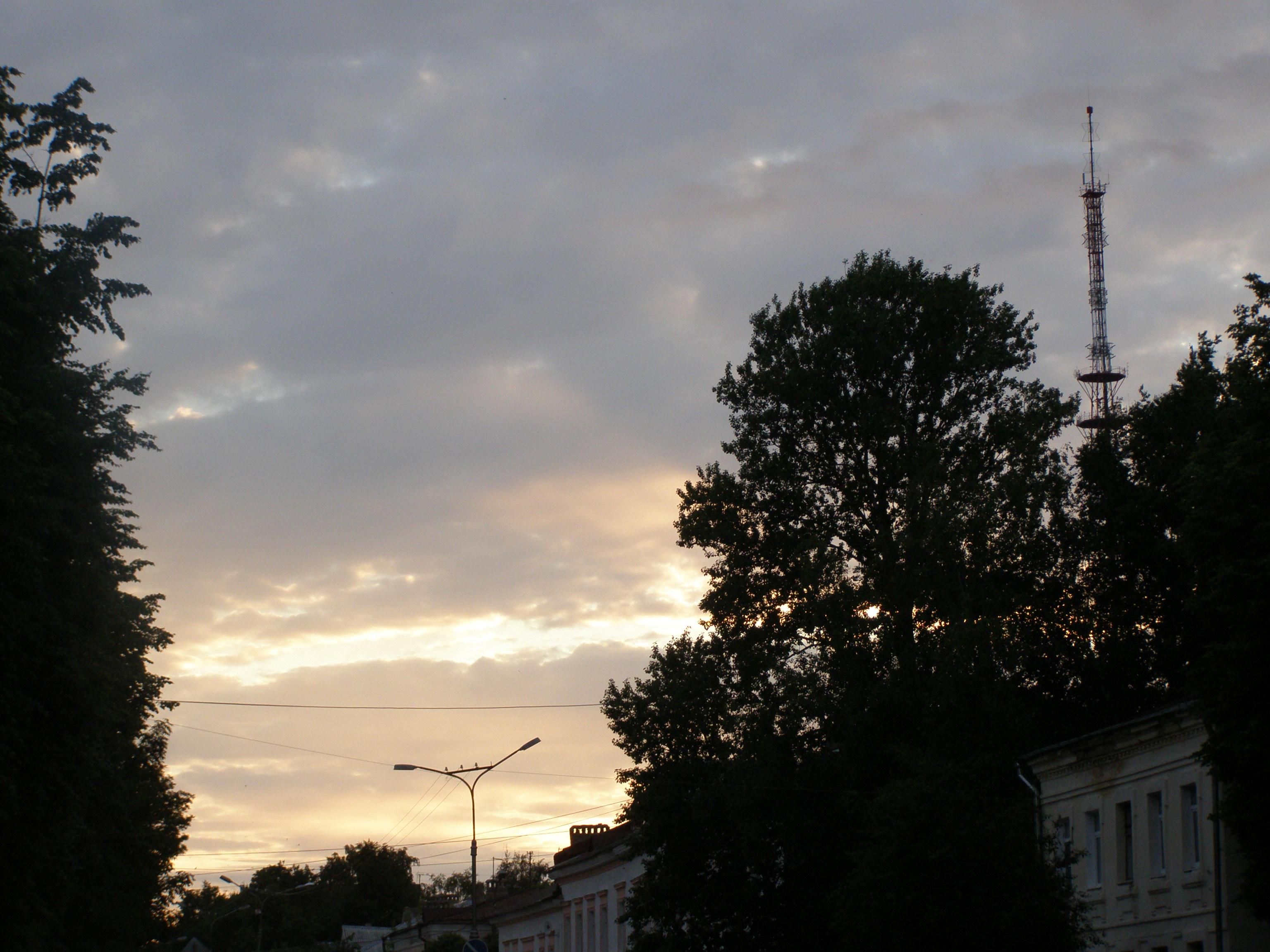 Вечер в Великом Новгороде.