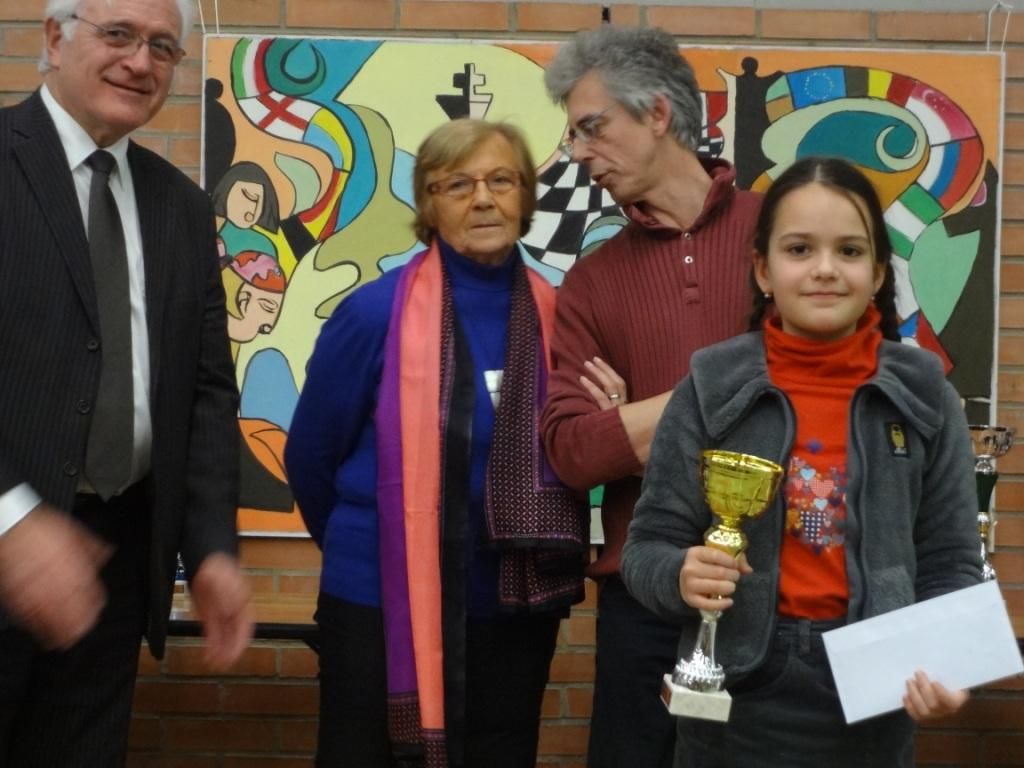 Юная шахматистка из Клайпеды Мария Шибаева