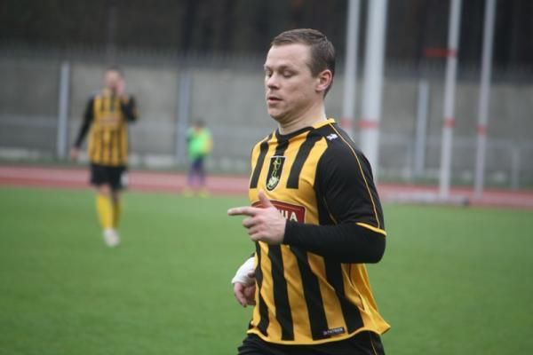 Артурас Римкявичюс из «Шяуляй» в одном матче забил 6 голов. Фото www.fcsiauliai.lt