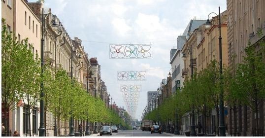 Проспект Гядиминаса в Вильнюсе