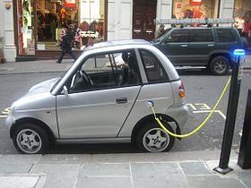 Электромобиль в Лондоне