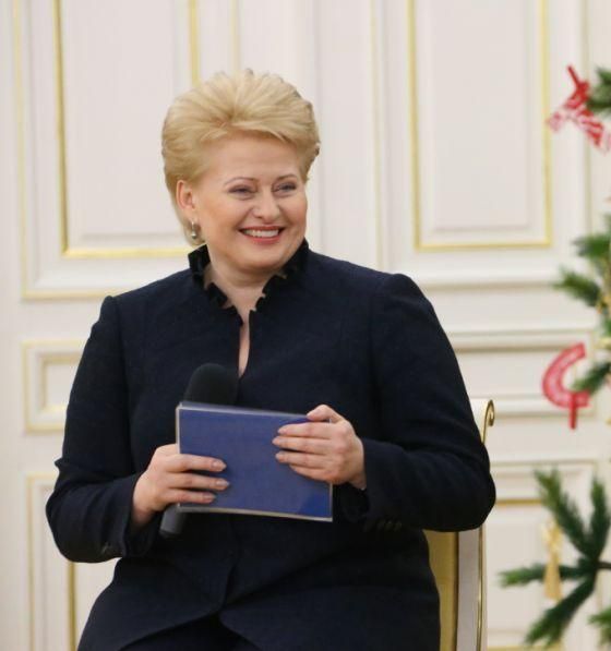 Президент Литвы Даля Грибаускайте. Фото www.lrp.lt