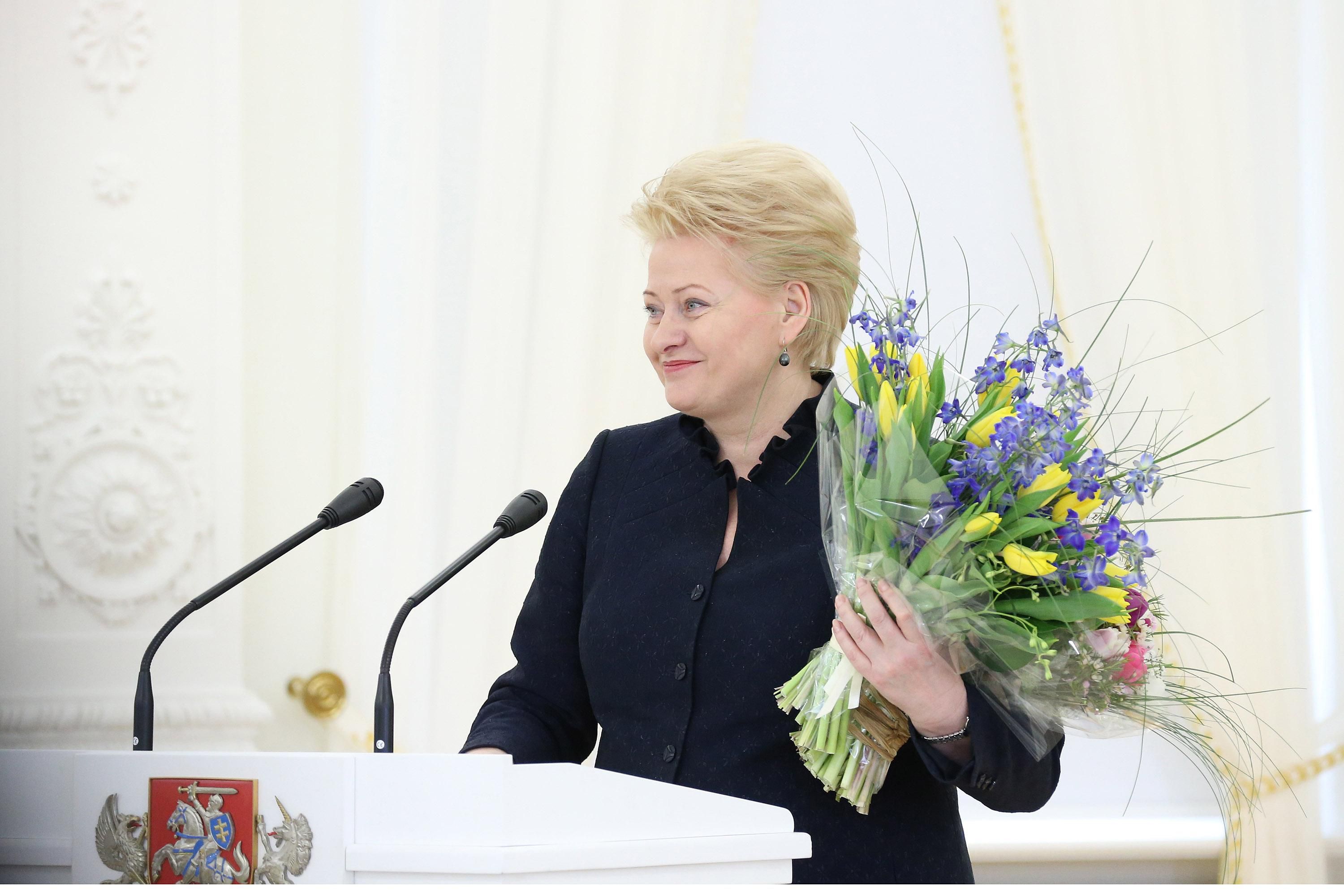 Президент Литвы Даля Грибаускайте. Фото www.lrp.lt