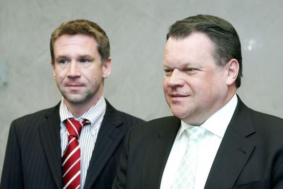 Владимир Антонов (слева) и Раймондас Баранаускас. Фото www.15min.lt