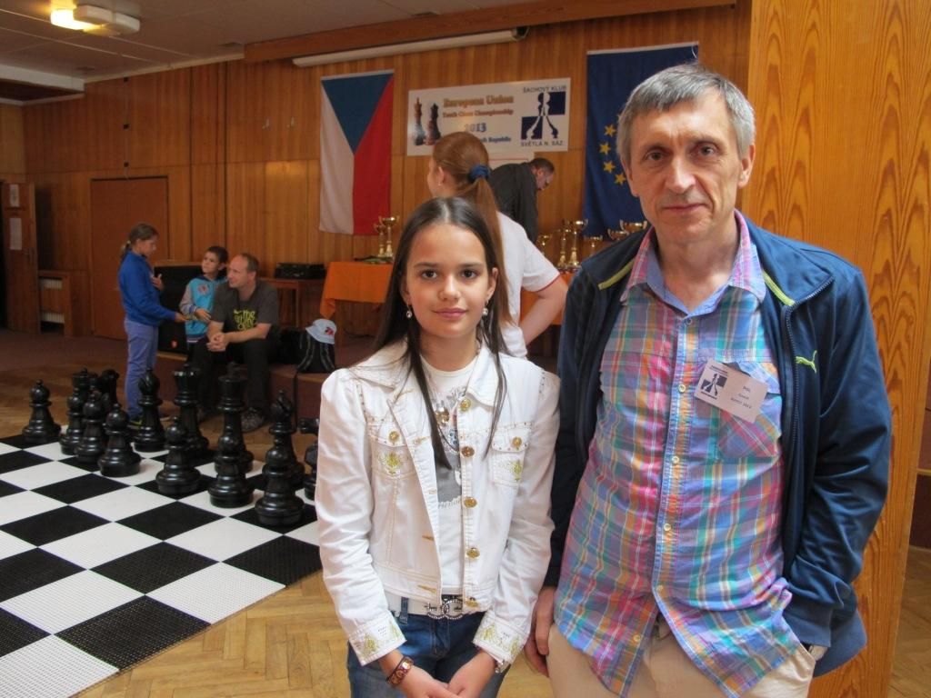 Мария и её тренер Александр Качур