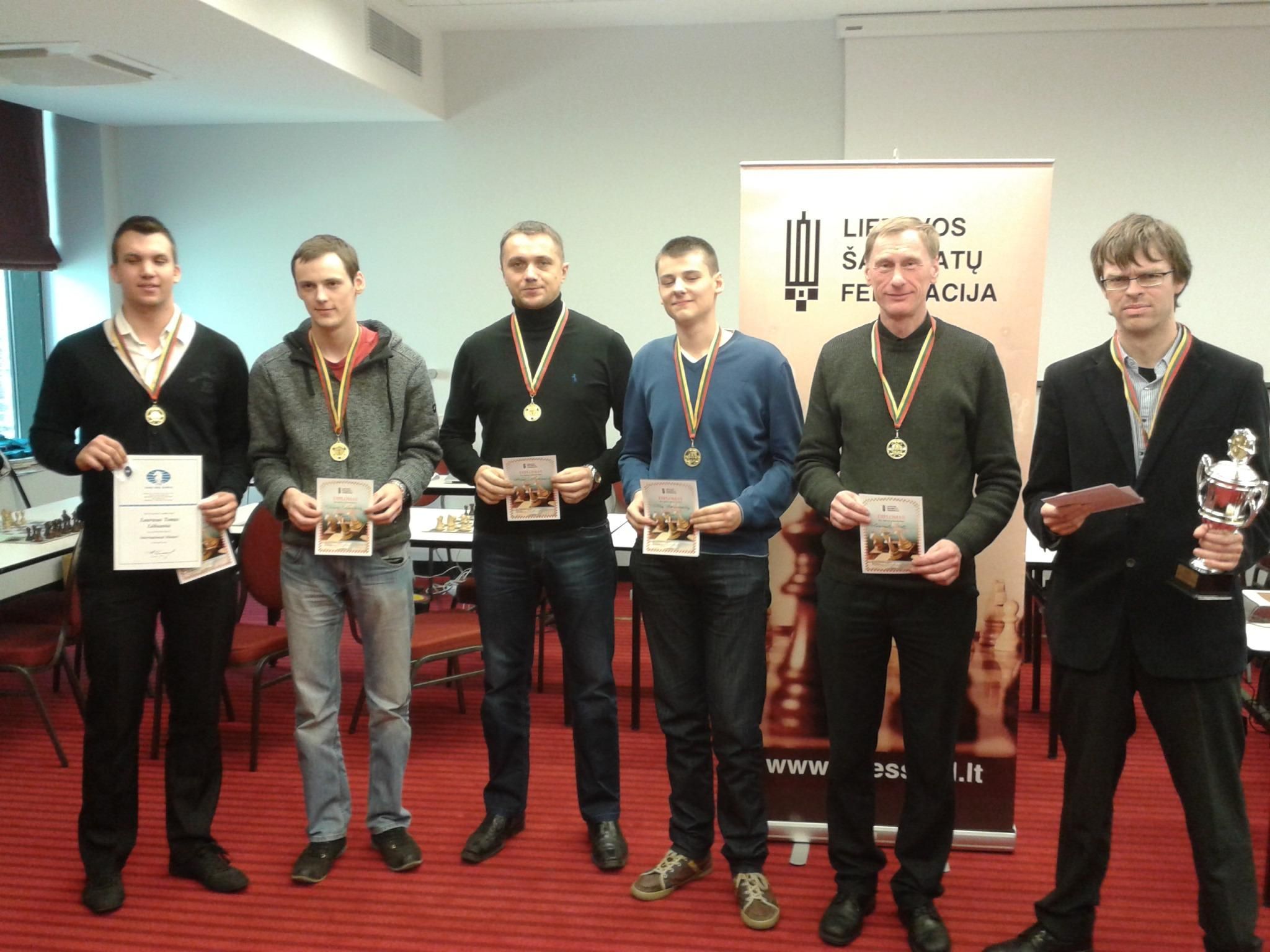 Победители среди мужских команд - «Margiris-1»