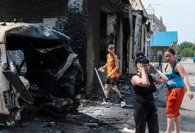 В этих руинах Славянска, надо полагать, Россия тоже виновата? Фото Reuters