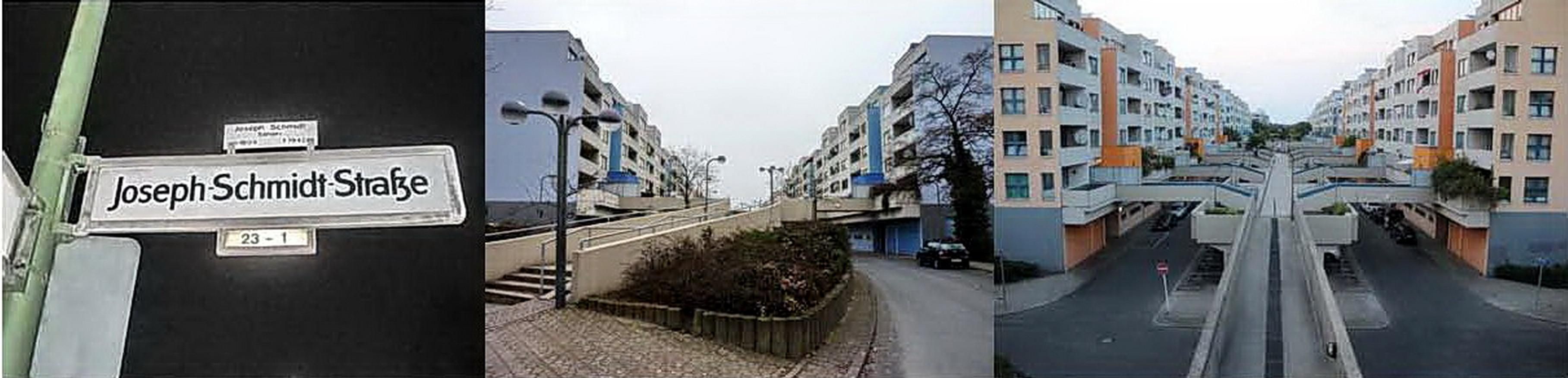 Необычная двухъярусная улица Йозефа Шмидта в Берлине