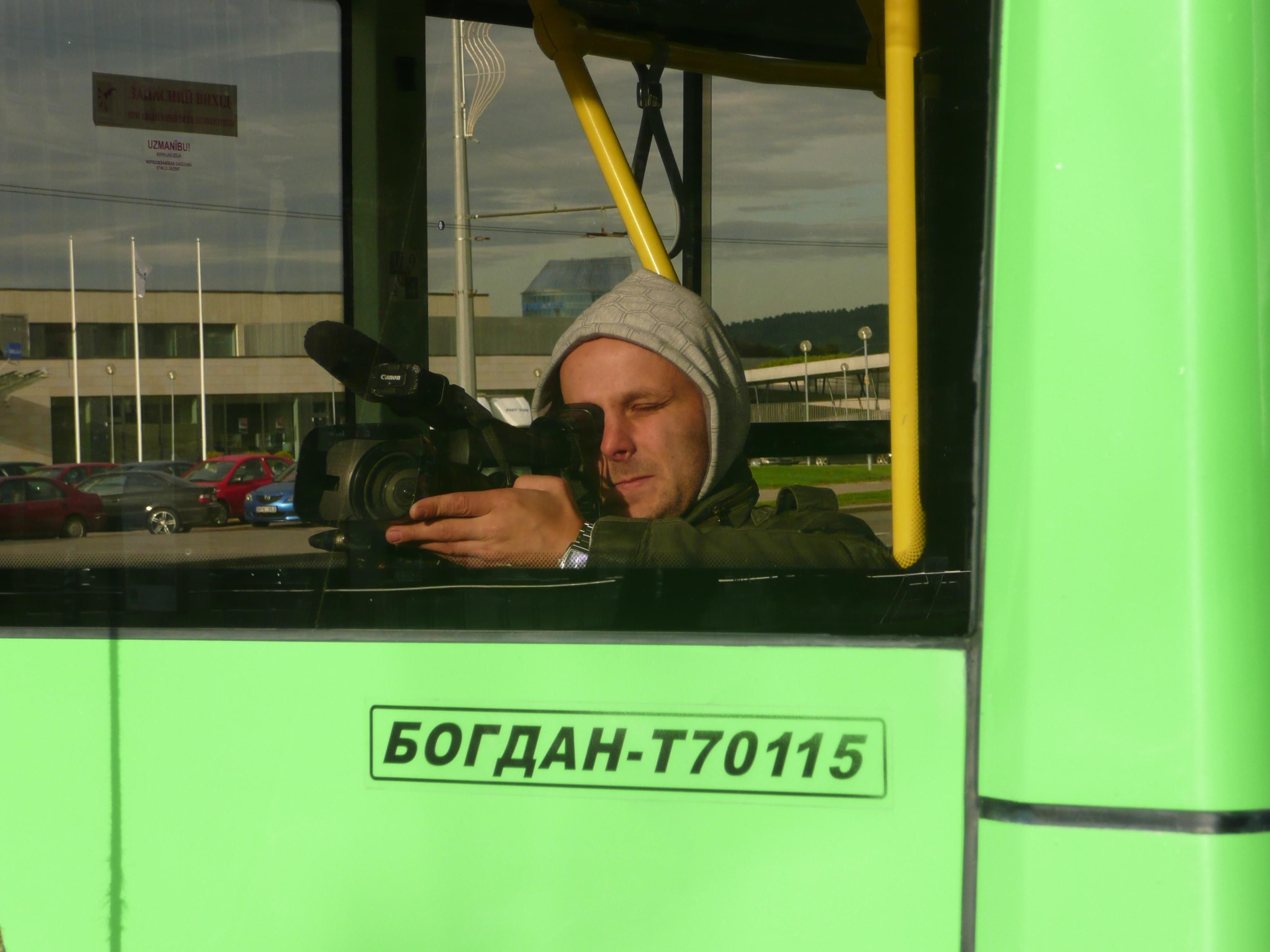 Когда-то (осенью 2010 года) украинский троллейбус "Богдан" пытался выехать на улицы Вильнюса, но оказался не востребованным вильнюсскими властями. Фото из архива "Обзора"