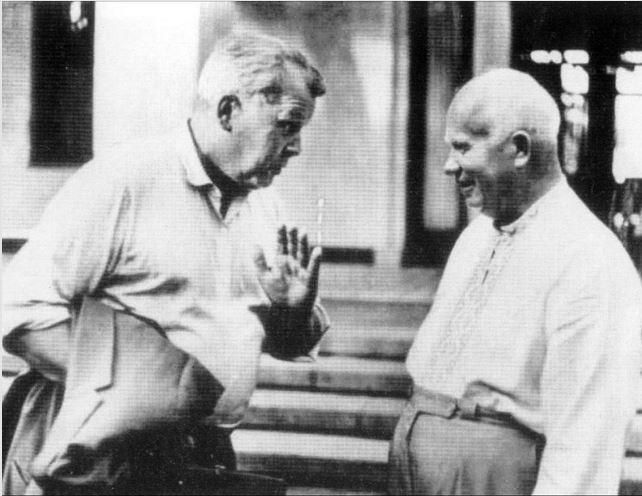 Твардовский и Хрущёв. 1961 год