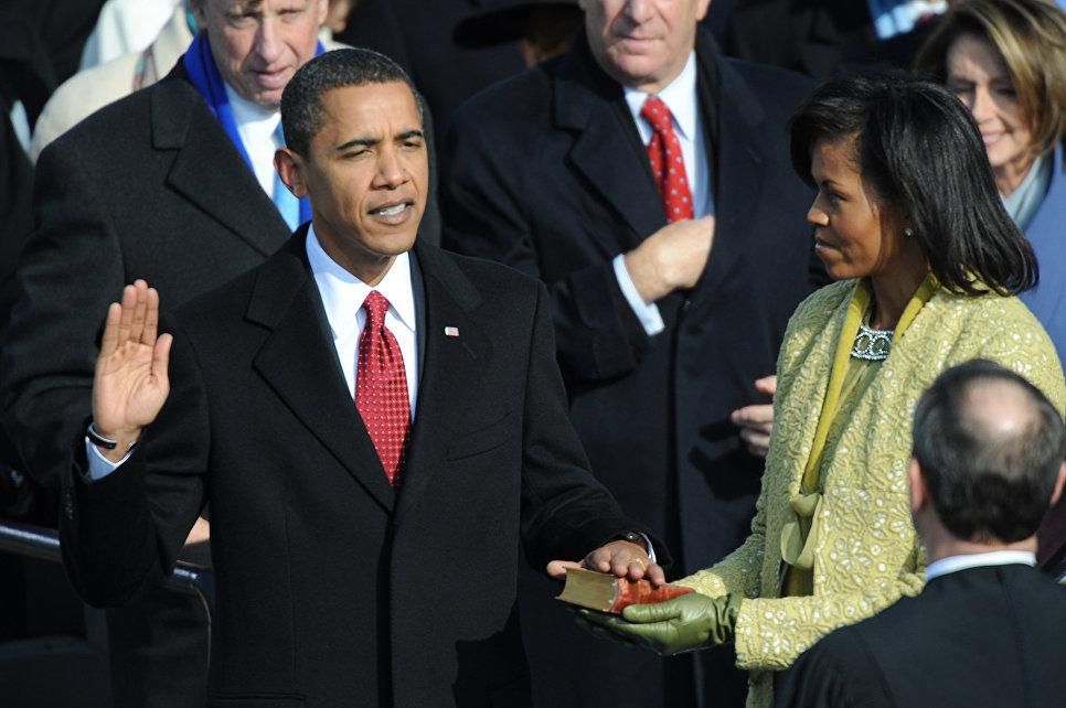 © AFP 2017/ Tim Sloan Первая инаугурация Барака Обамы. 20 января 2009 года
