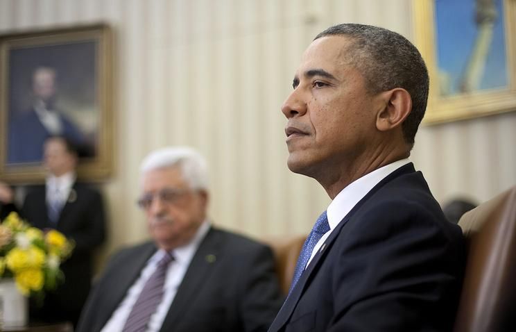 Махмуд Аббас и Барак Обама © AP Photo/Pablo Martinez Monsivais