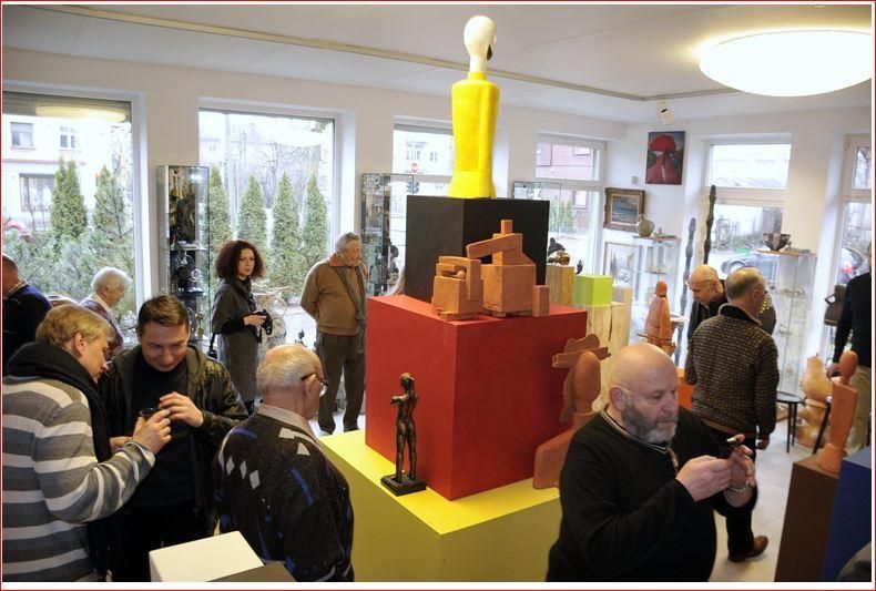 На презентации «Супрематического реализма» в «Mažoji galerija» в Вильнюсе (фото В. Клоповского, «Обзор»)