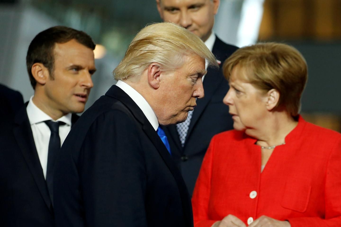 Президент США Дональд Трамп и канцлер ФРГ Ангела Меркель. Фото: © REUTERS/Jonathan Ernst