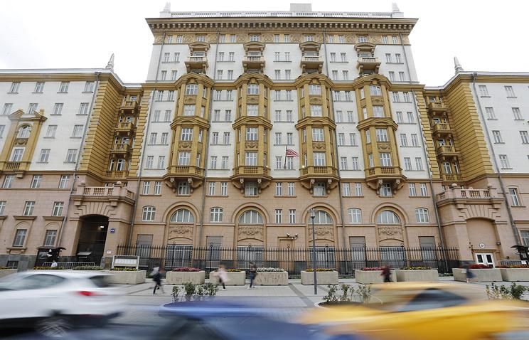 Здание посольства США в России © Александр Щербак/ТАСС