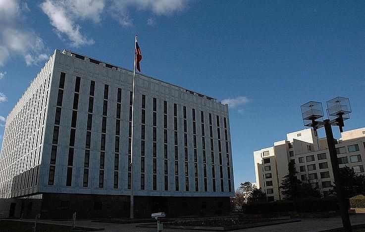 Здание посольства РФ в США © Анатолий Бочинин/ТАСС