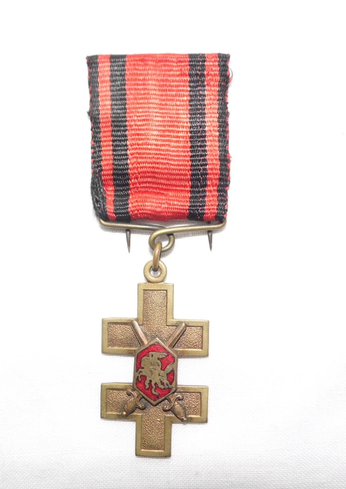 Крест Витиса "За храбрость" 1920 года 1 класса, Из коллекции Г. Сакалаускаса