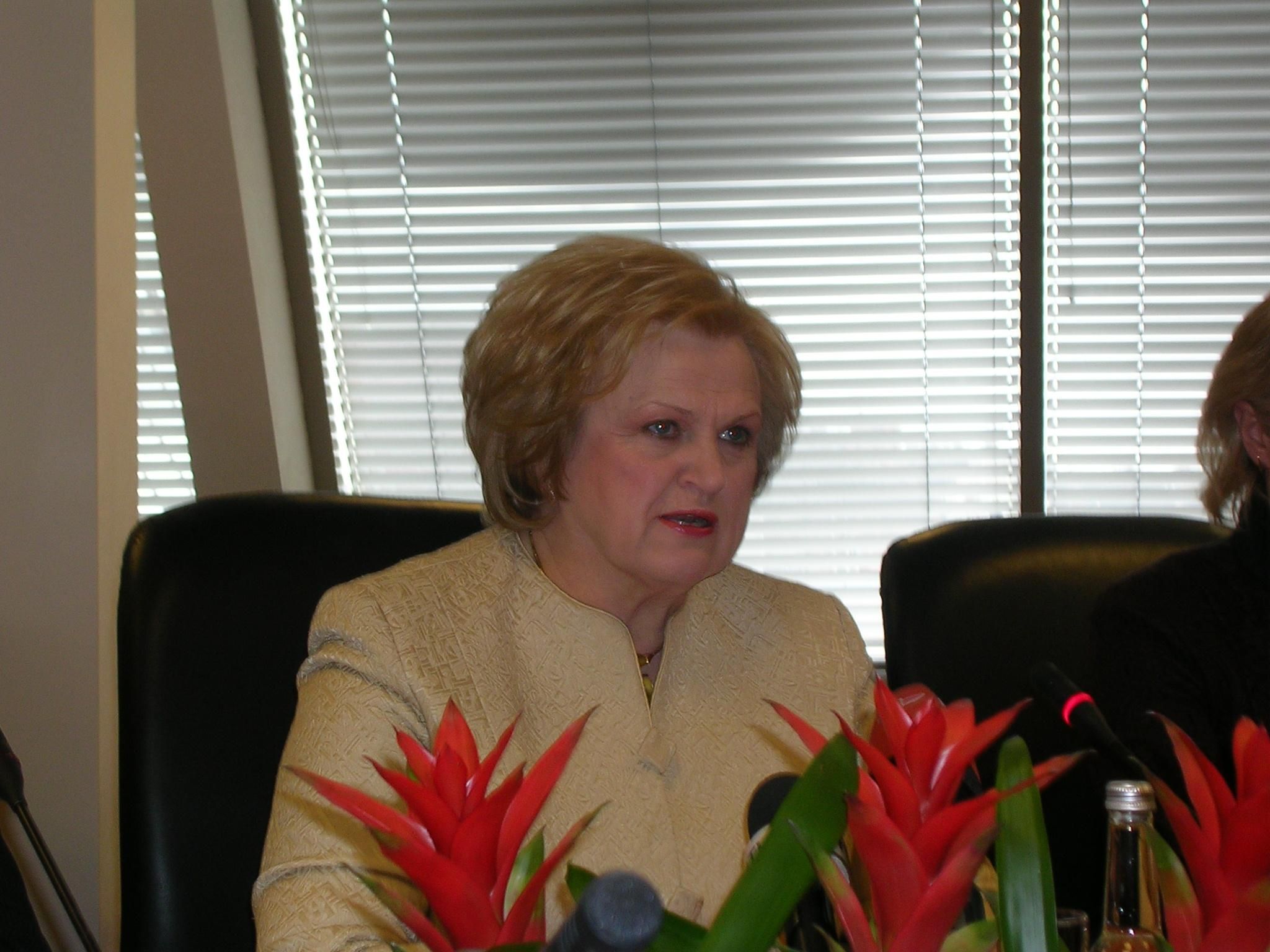 Казимира Прунскене задала в Литве новую планку в стандартах отношения к женщине как политику самого высокого ранга. Фото из архива "Обзора"