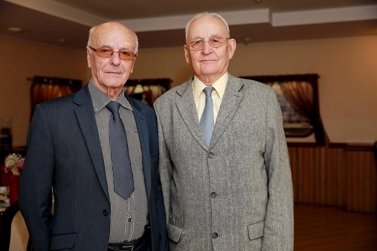 Председатель Совета ветеранов войны Юозас Печюлявичюс (слева) и его заместитель Иван Кика