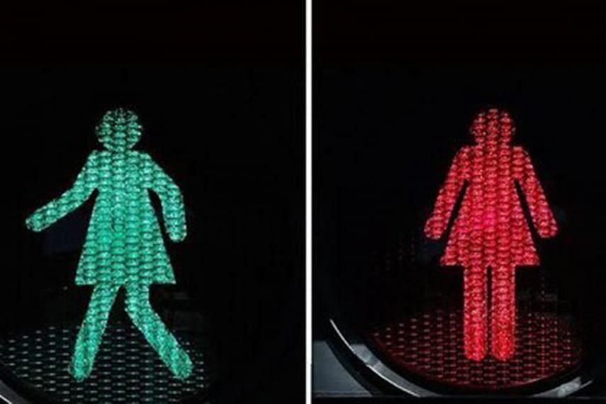 "Женские" светофоры в Австралии