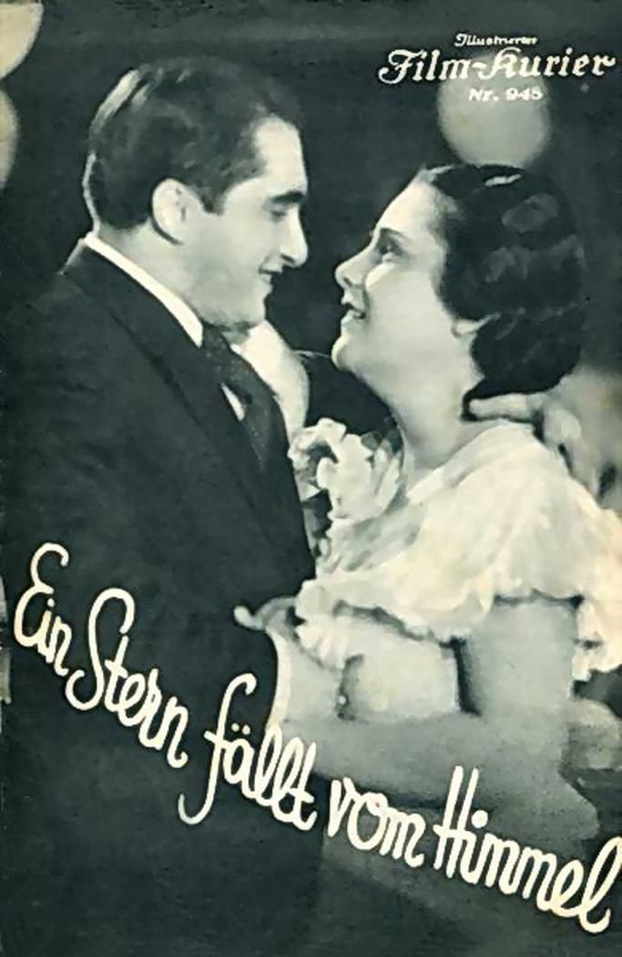<b>Афиша фильма «Звезда падает с неба», Австрия, 1934 г.</b>