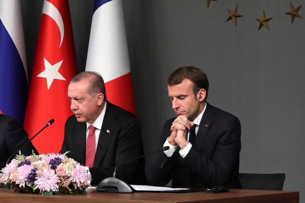 Президент Турции Реджеп Эрдоган и президент Франции Эммануэль Макрон. Фото: kremlin.ru