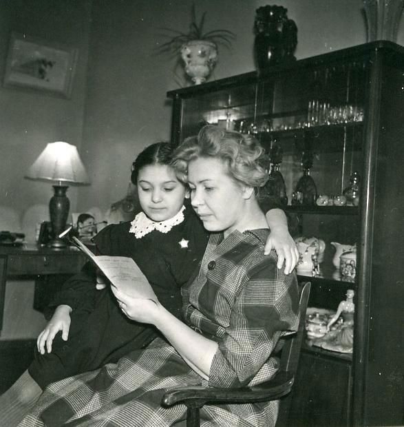 Инна Макарова с дочкой Наташей Бондарчук