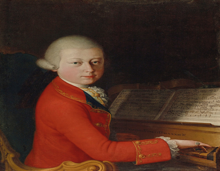 Портрет Вольфганга Амадея Моцарта в возрасте 13 лет в Вероне. Картина художника Веронской школы, предположительно Джамбеттино Чиньяроли. 1770 год