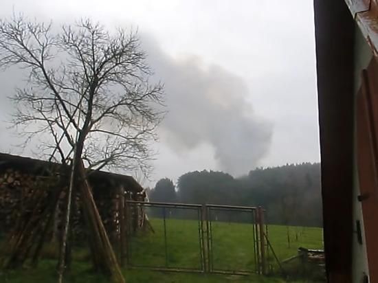 Взрыв в Врбетице. Фото: Кадр из видео