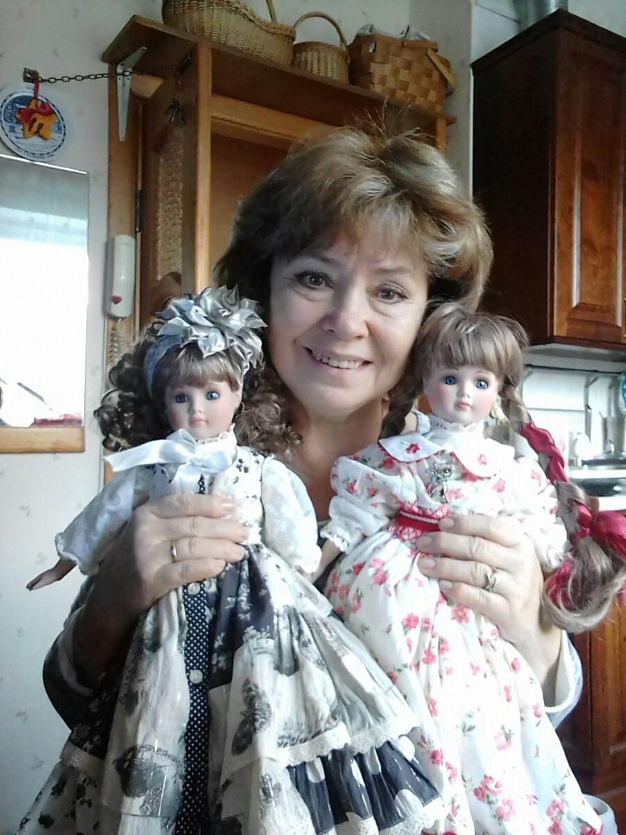 Бородина со своими куклами