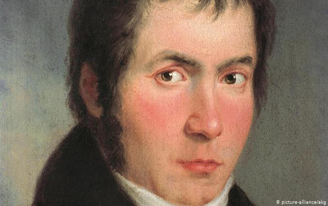 Бетховен в возрасте 34 лет. Портрет Йозефа Мелера