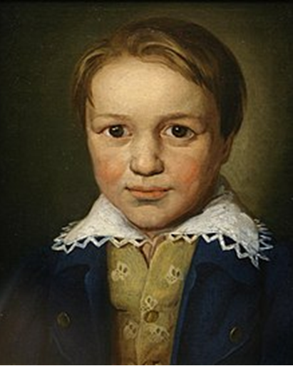 Портрет Бетховена в 13-летнем возрасте, неизвестный боннский мастер (предположительно 1783 год)