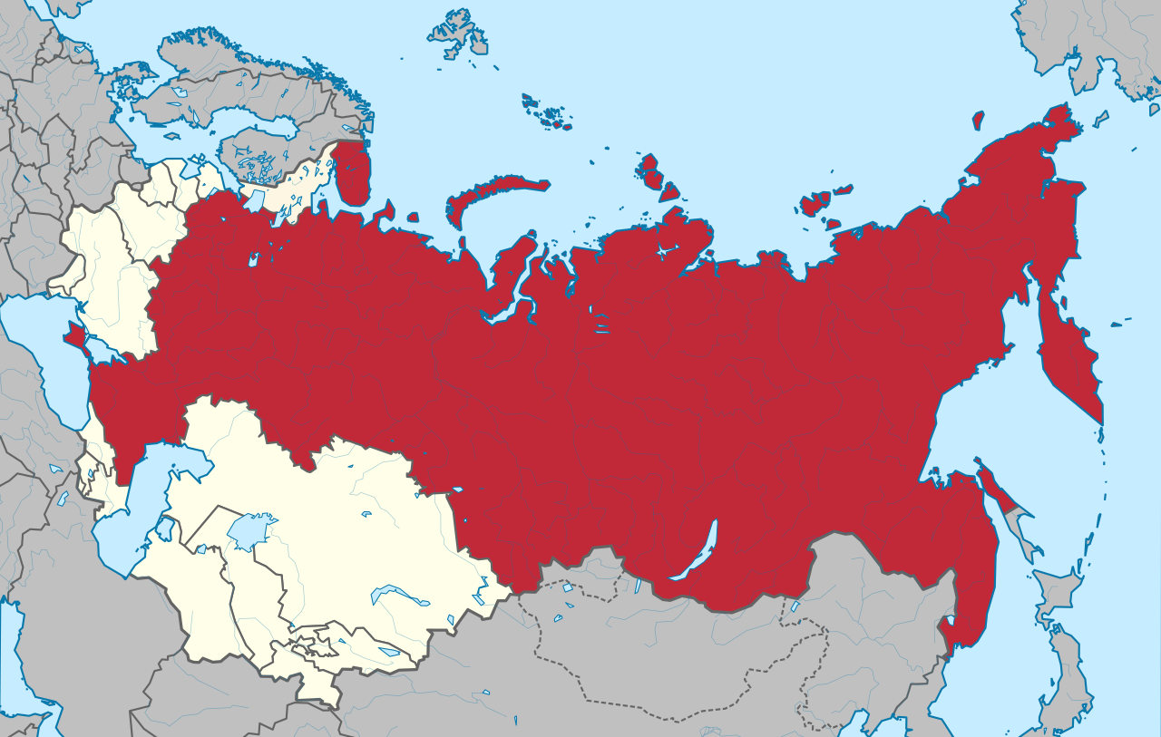 Карта РСФСР, 1944 год