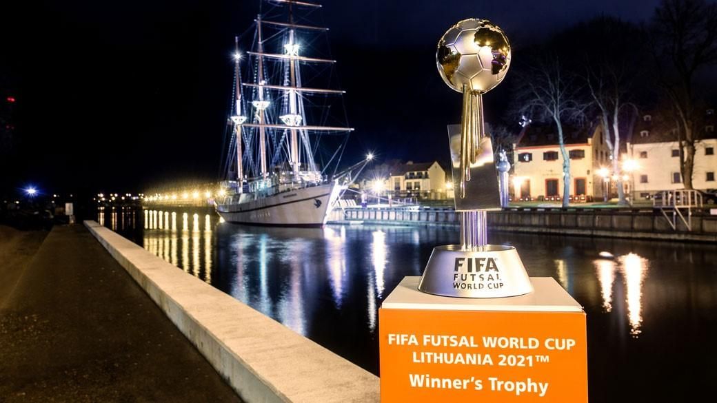 FIFA Futsal World Cup Lithuania 2021™ - Winner's Trophy in Klaipeda