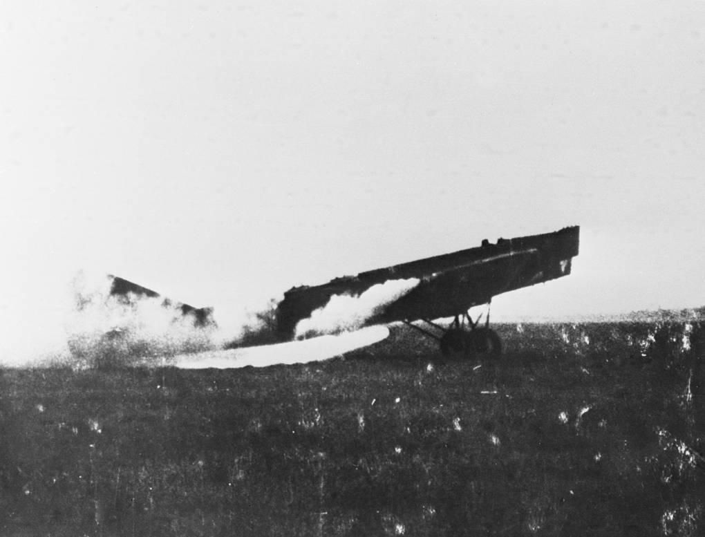 Взлет самолета ТБ-1, 1932 год © ТАСС